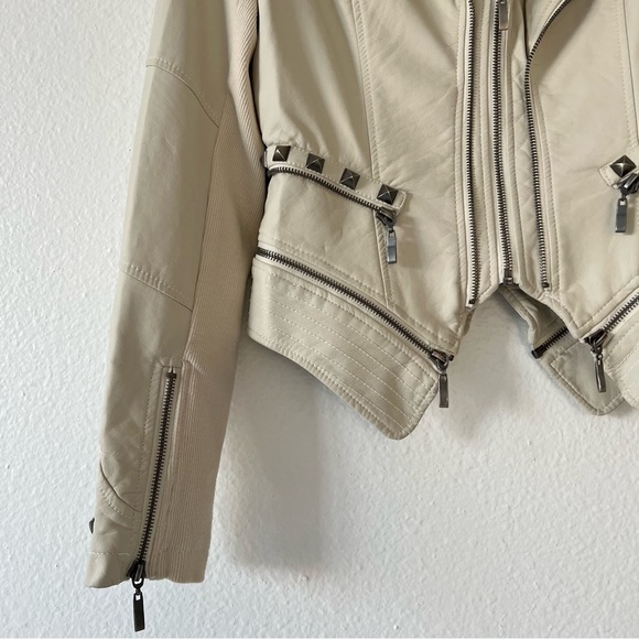 TCEC Riveted Faux Leather Jacket - Picture 7 of 16